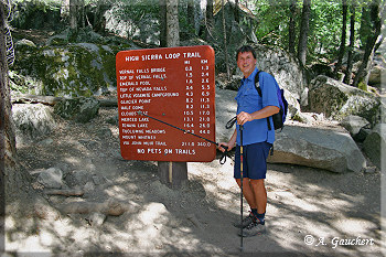 Half Dome Wegweiser 11,3 Km